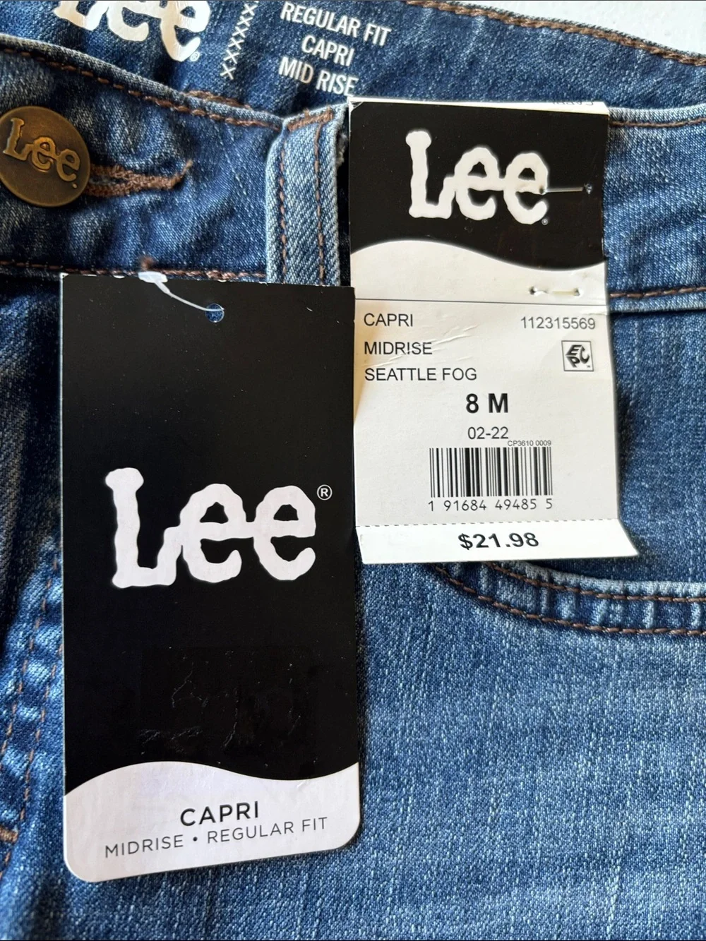 Lee relaxed capri